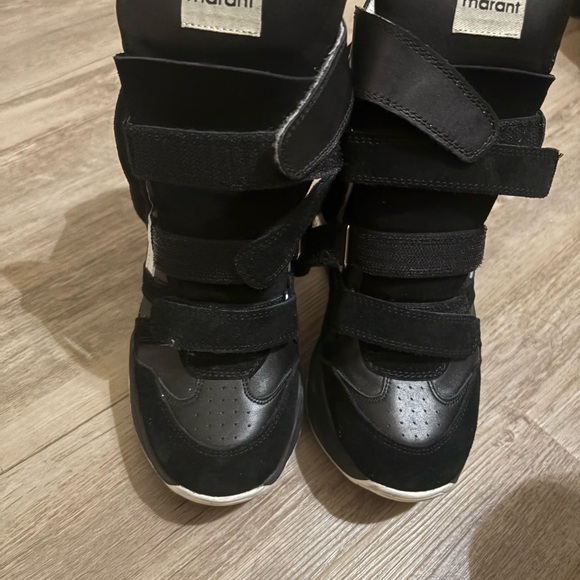 Isabel Marant Black and White Heeled Boots - Picture 5 of 5